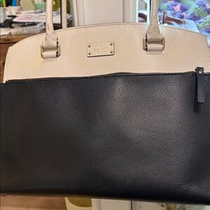 Kate Spade Black and Cream Tote Bag